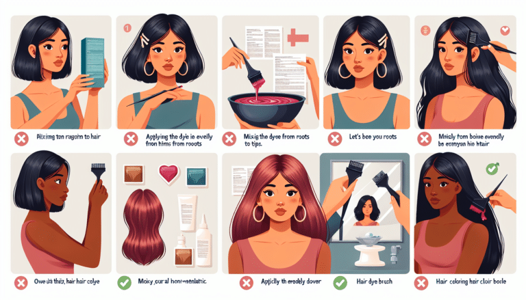 prevent these common mistakes when coloring your hair at home with the right tips and tricks.